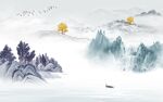 客厅 最新风景山水 TiF分层