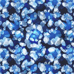 蓝色斑点豹纹印花