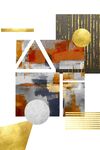 现代轻奢抽象几何装饰画