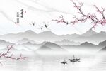 中式山水花鸟