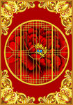 中式婚礼背景花纹