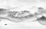 大气 极简高清山水 TIf分层