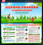 防灾减灾宣传栏
