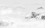 极简 意境灰色山水 Tif分层