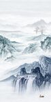 最 新山水玄关画 TIf分层画