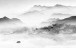 现代 高档灰山水画 tIF分层