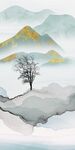 客厅 现代玄关山水 tIF分层