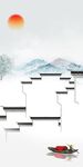 现代 玄关高清山水 tIf分层
