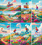 手绘六一儿童节插画
