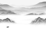 客厅 灰色风景山水 TiF分层