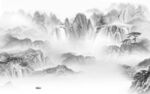 意境 灰色风景山水 TiF分层