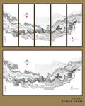 国画水墨画山水画