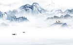 新款 中式客厅山水 Tif分层