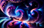 梦幻星空吊顶画面