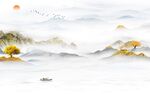 最新 中式热门山水 tif分层