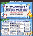 防灾减灾日宣传展板