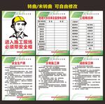 五牌一图施工牌