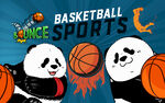 卡通熊猫篮球设计
