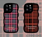 格子纹手机壳