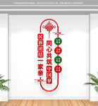 竖版民族团结文化墙