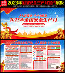 2023年安全月宣传栏