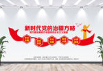 治疆方略党建文化墙