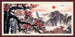 国画梅花