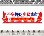 不忘初心文化墙