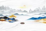 中式山水画