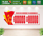 五好五带头党建文化墙
