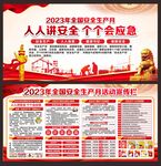 安全生产月展板