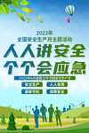 安全生产月海报