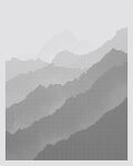 手绘点状山