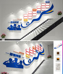 警员风采楼梯文化墙