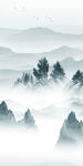 现代 高端山水玄关 TiF分层