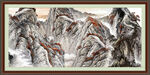 大厅山水画 
