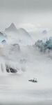 爆款 玄关意境山水 tif分层