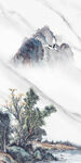 现代 高端山水玄关 tIf分层