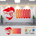 从严治党六个方面文化墙