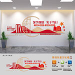 社会主义思思主题教育文化墙