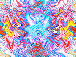 抽象炫彩流体艺术画