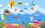 卡通海洋世界图片