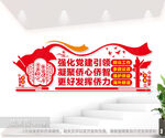 侨联党建文化墙图片