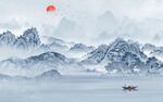 新款 简约最新山水 TIf分层