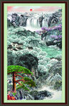迎客松画 