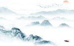 简约 新款背景山水 tIf分层