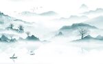 高端 新款背景山水 tIf分层