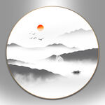 新中式山水画
