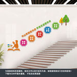 学校楼梯文化墙