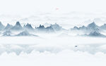 水墨山水画图